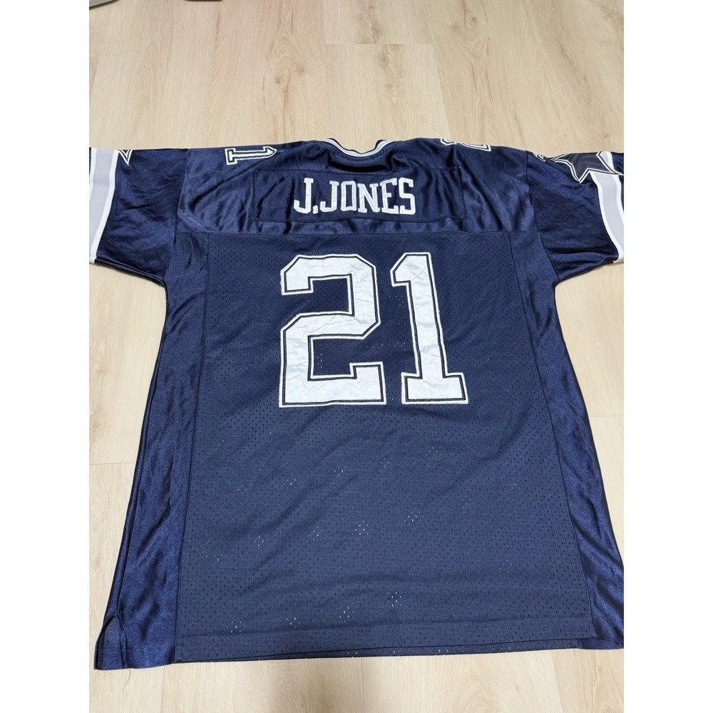 Dallas Cowboys Jersey NFL Football Julius Jones #21 Reebok Blue Mens Size 52 2XL - Picture 6 of 6